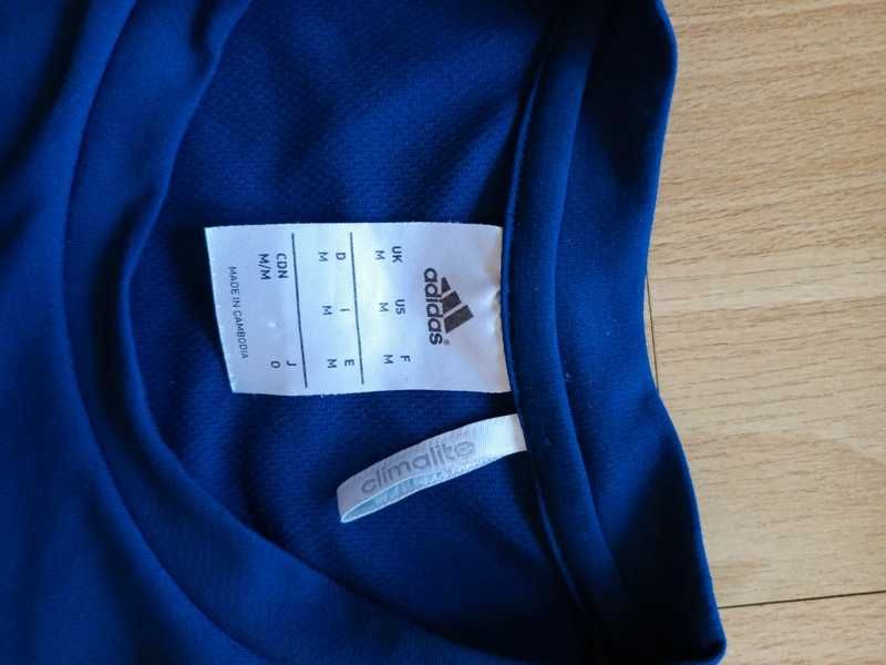 Granatowa koszulka adidas, M