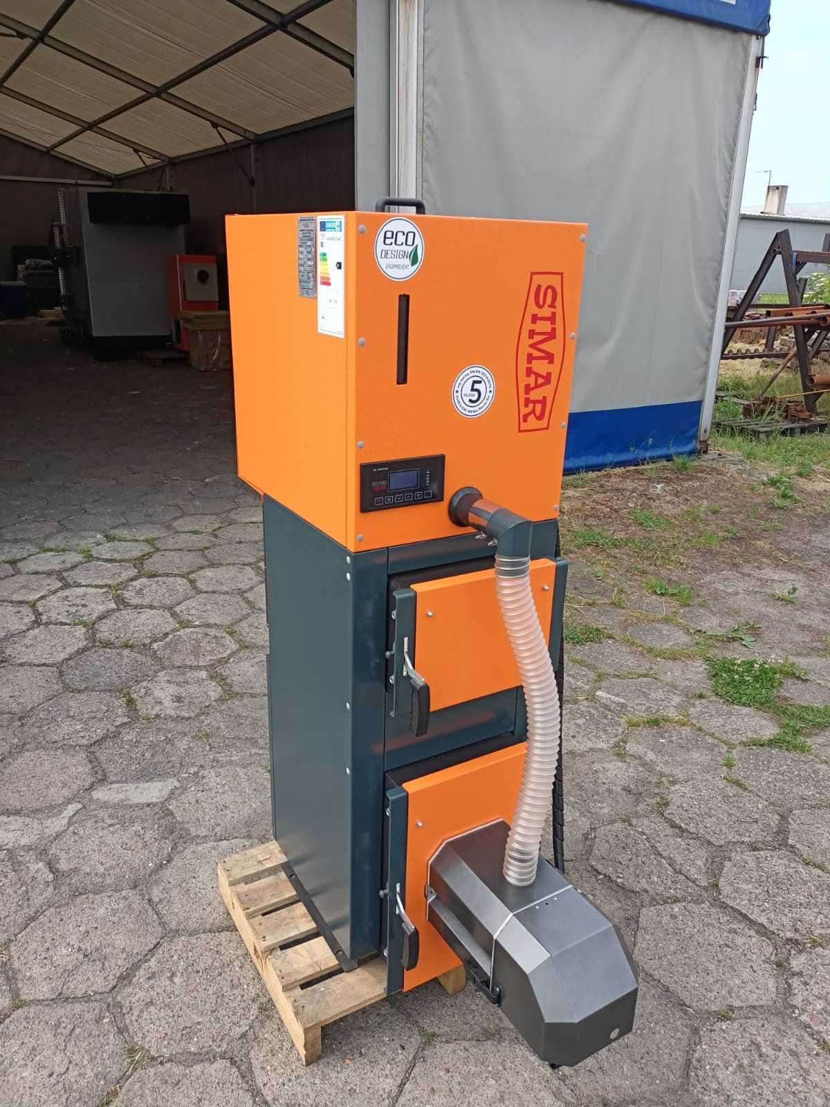 Kocioł na pellet typ KLASTER 5P 20kW 5 klasa Ecodesign