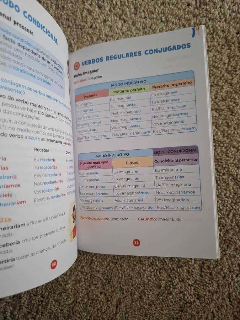 Livro Aprende os Verbos 1° ciclo