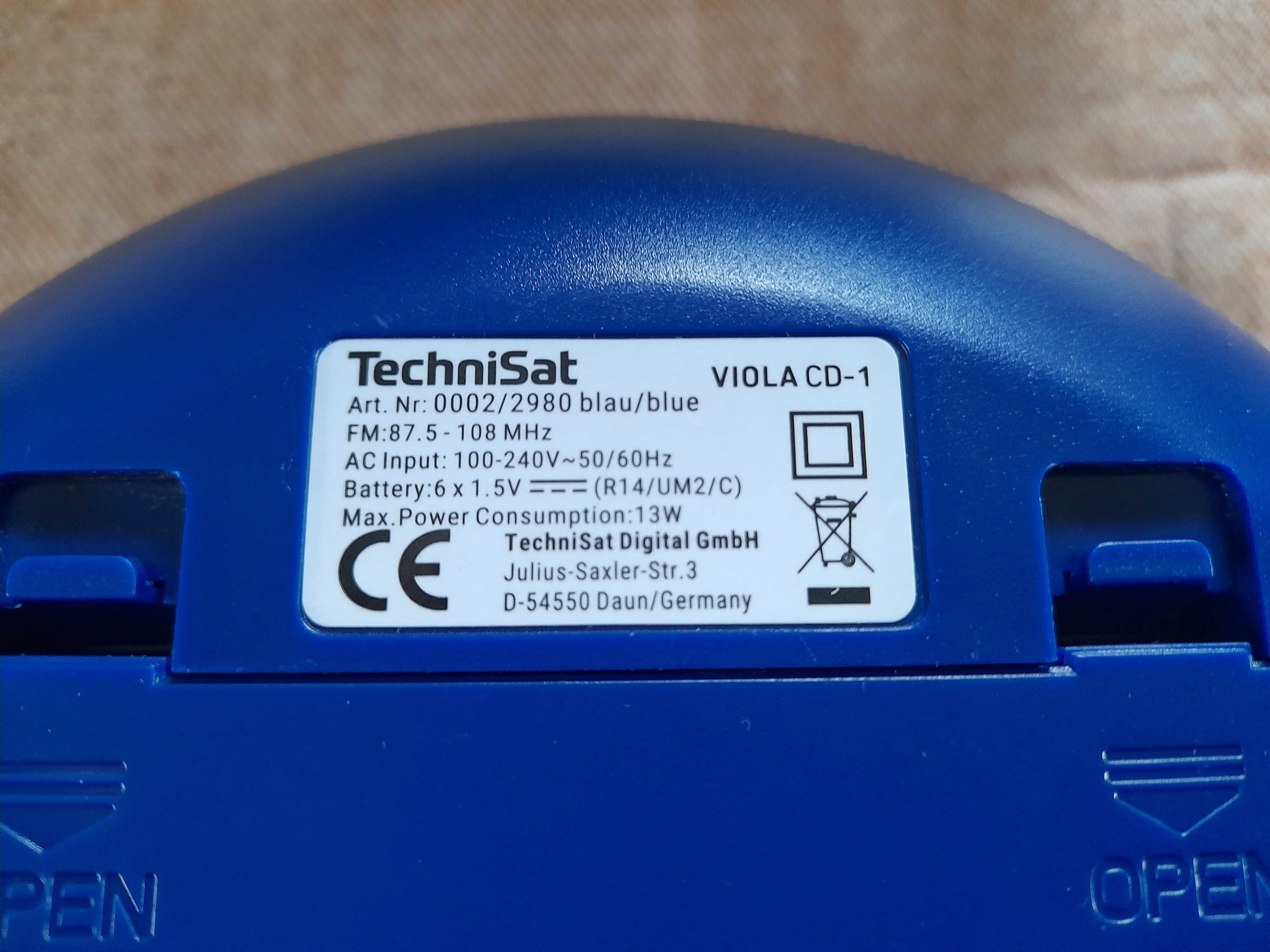 Radio sieciowe FM TechniSat VIOLA CD-1