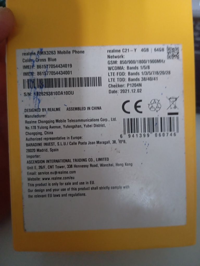 Telefon Realme c21-y