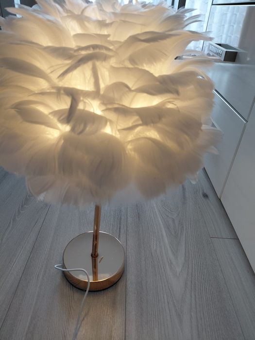 Lampka Boho Pióra