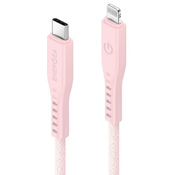 Fast Kabel 3A Pd Mfi 60W Charge Usb-C Energea Różowy/Pink Lightningc94