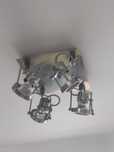 Lampa plafon nowoczesna technic srebrna