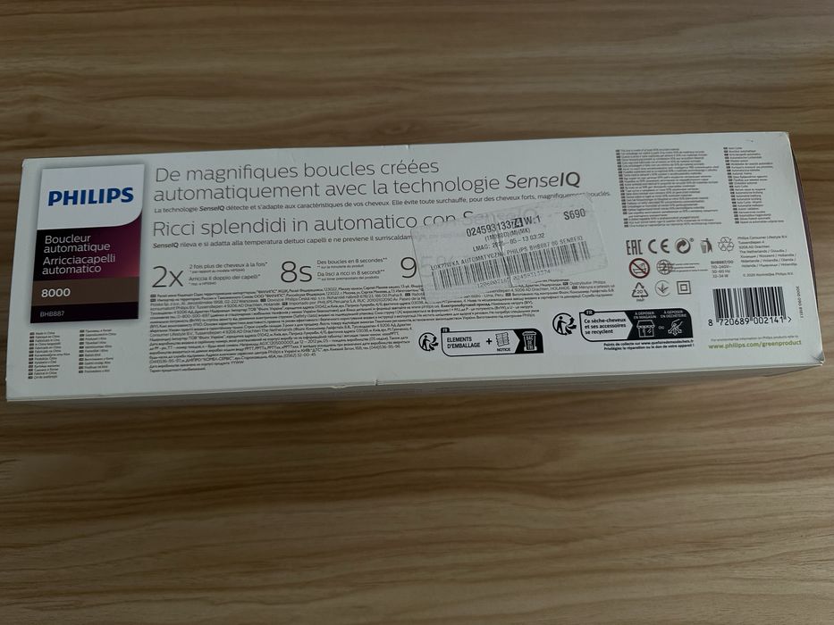 Philips Auto Curler 8000 z technologią SenseIQ – lokówka automatyczna