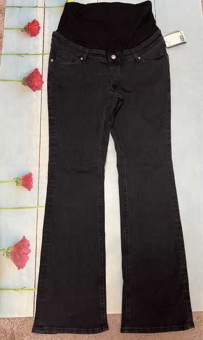 Джинсы клеш стрейч для беременных H&M