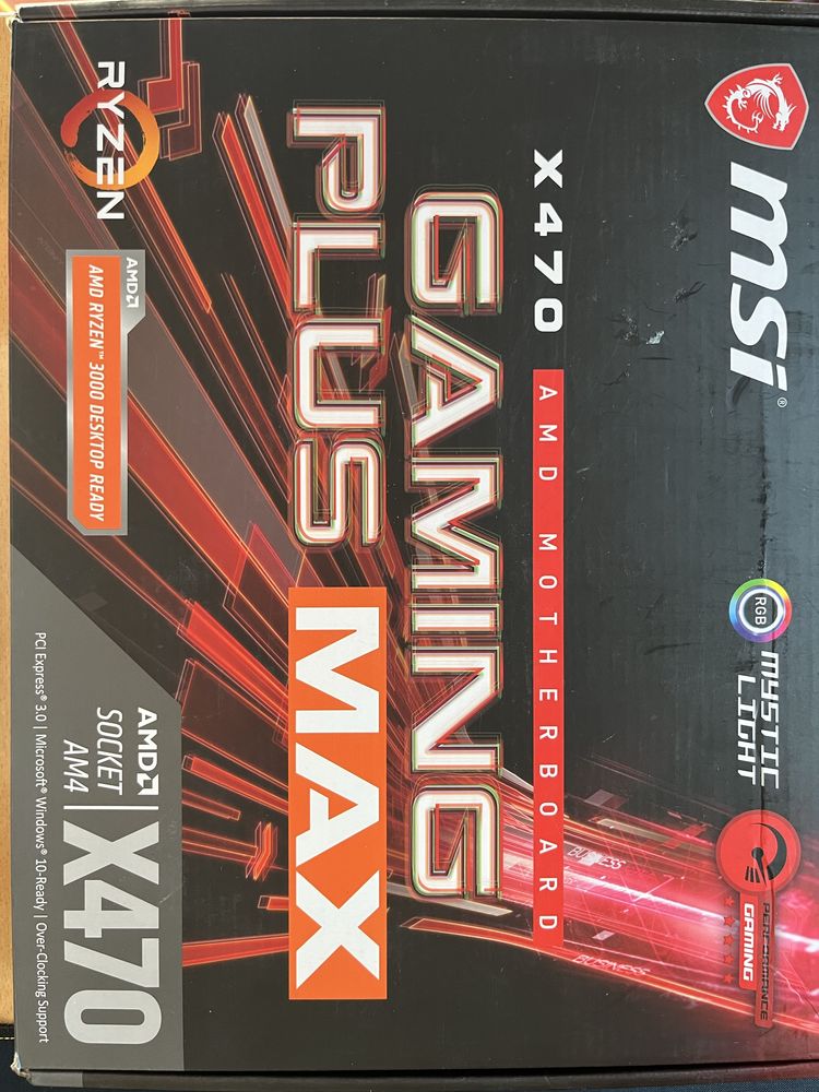 MSI gaming plus MAX X470