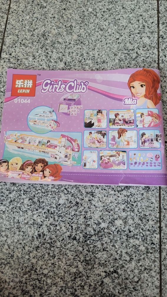 Klocki imitacja lego jacht Statek chińska podróba lego friends 41015 k