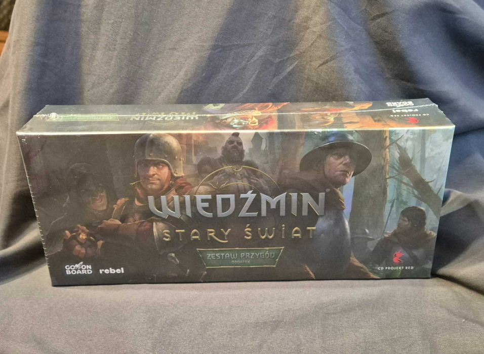 REBEL Wiedźmin Zestaw przygód dodatek do gry Stary Świat nowy folia
