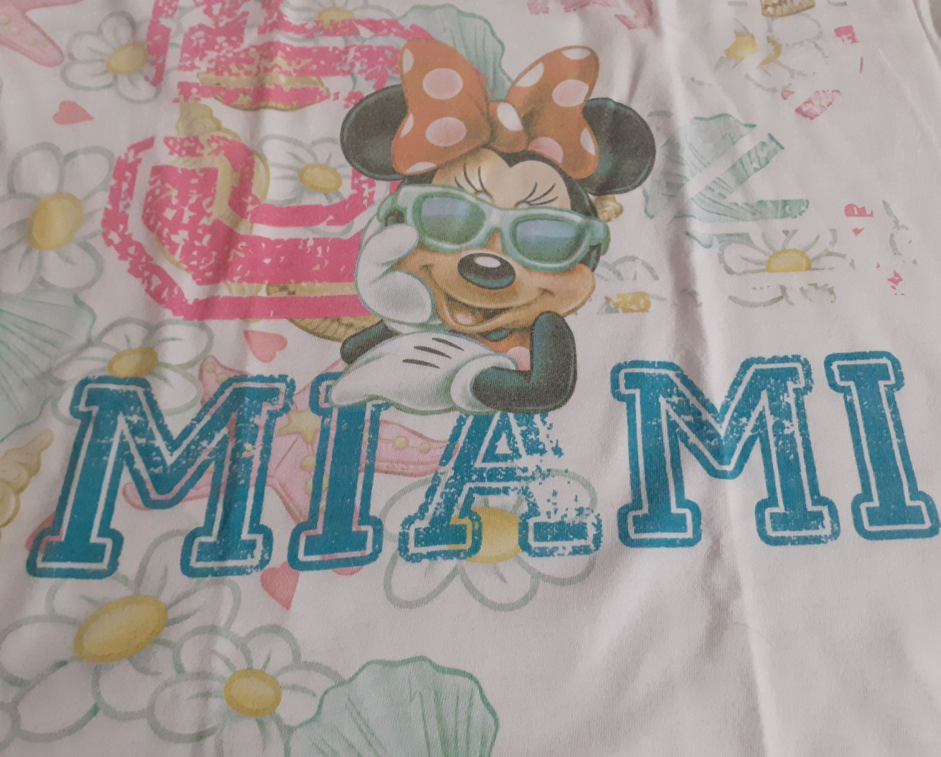 Bluzka koszulka krótki rękaw T-shirt Disney myszka Miki