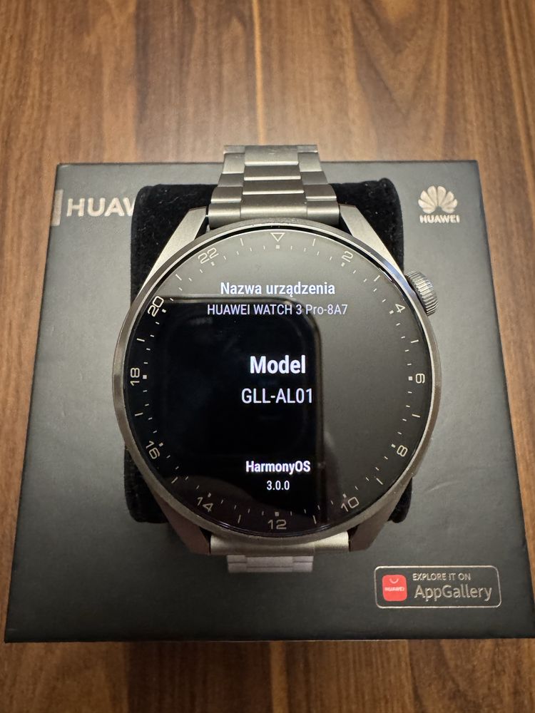 Huawie Watch 3 PRO ELITE TITANIUM na gwarancji