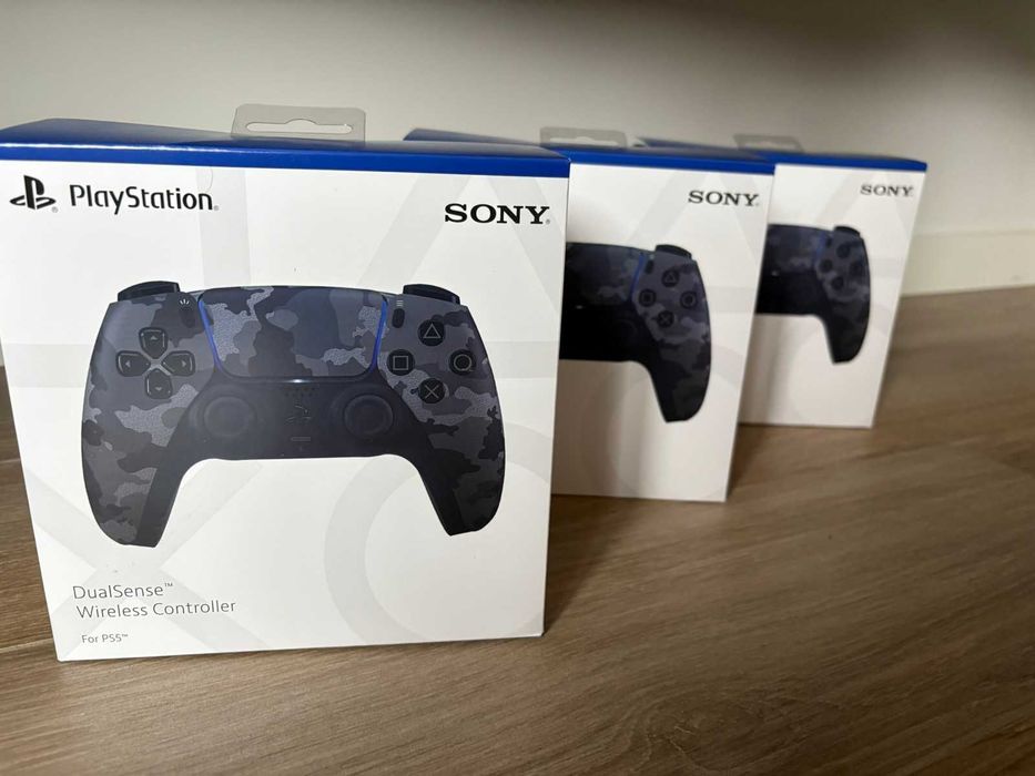 Новый геймпад DualSense Grey Camo – Стиль. Комфорт. Контроль. Sony PS5