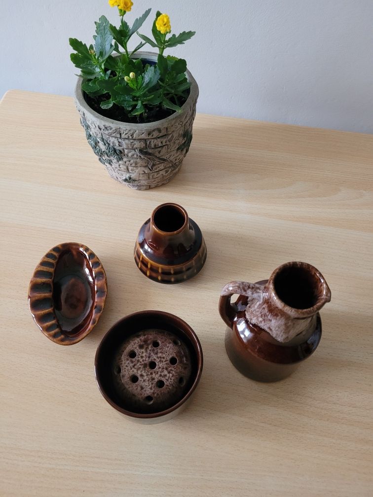 Prl Porcelit Spółdzielnia Przyjaźń z Włocławka ikebana dzban