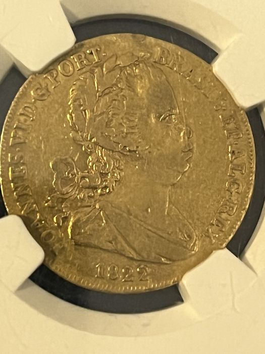 Meia oeca 1822 ouro