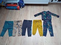 Spodnie dresowe chłopięce 92 cm (4 pary) + dres)