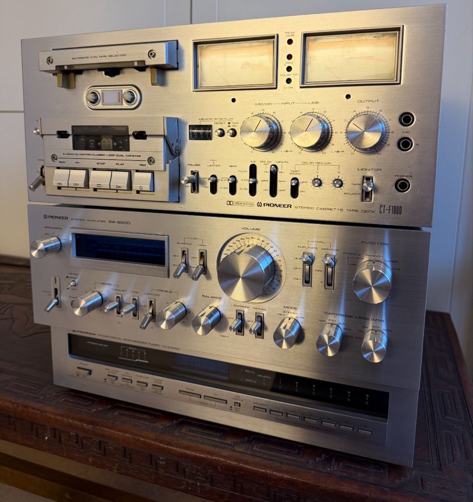 Vintage Pioneer blue line  ! wzmacniacz Sa-9800 CT-F1000 TX-D100