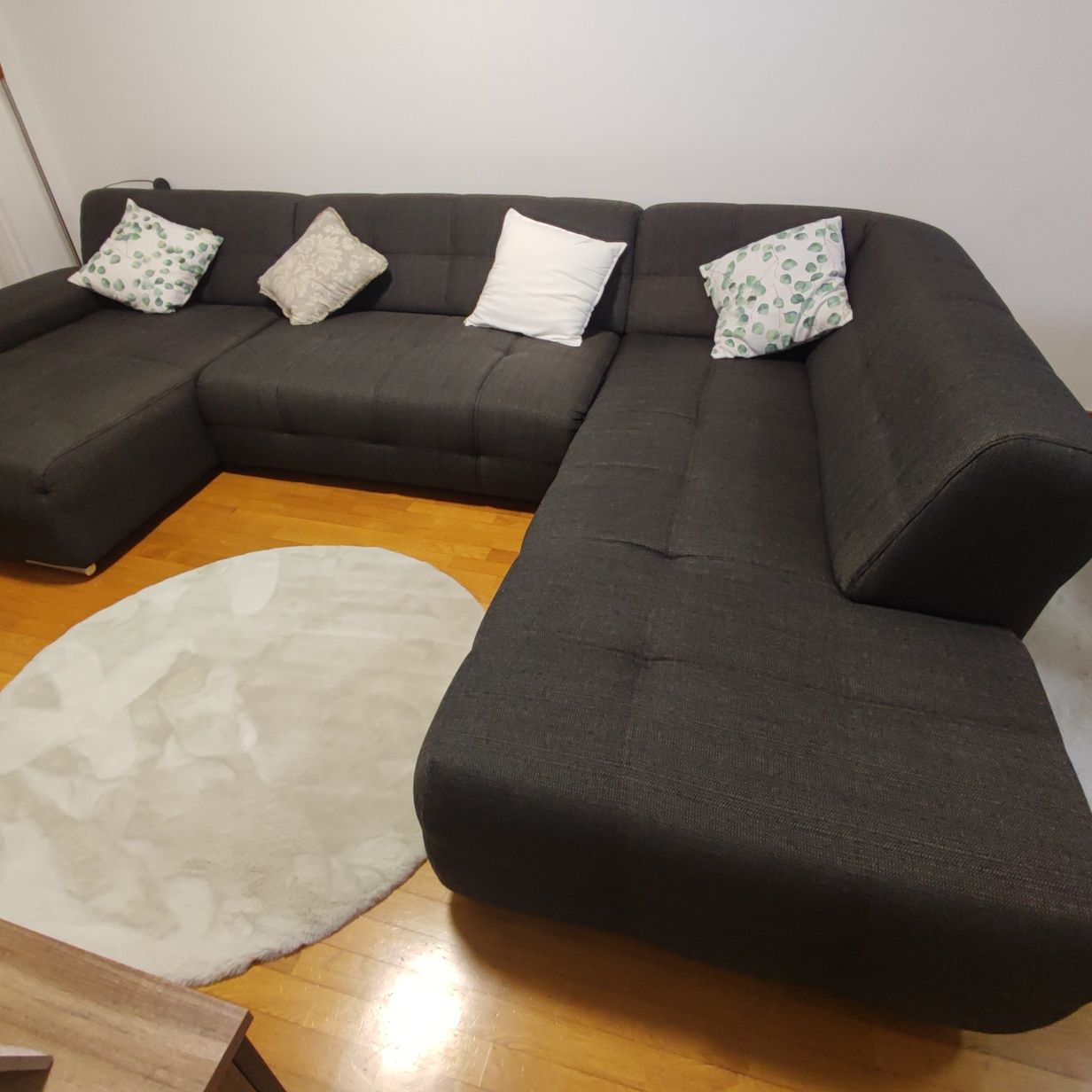 Sofá cinza Conforama