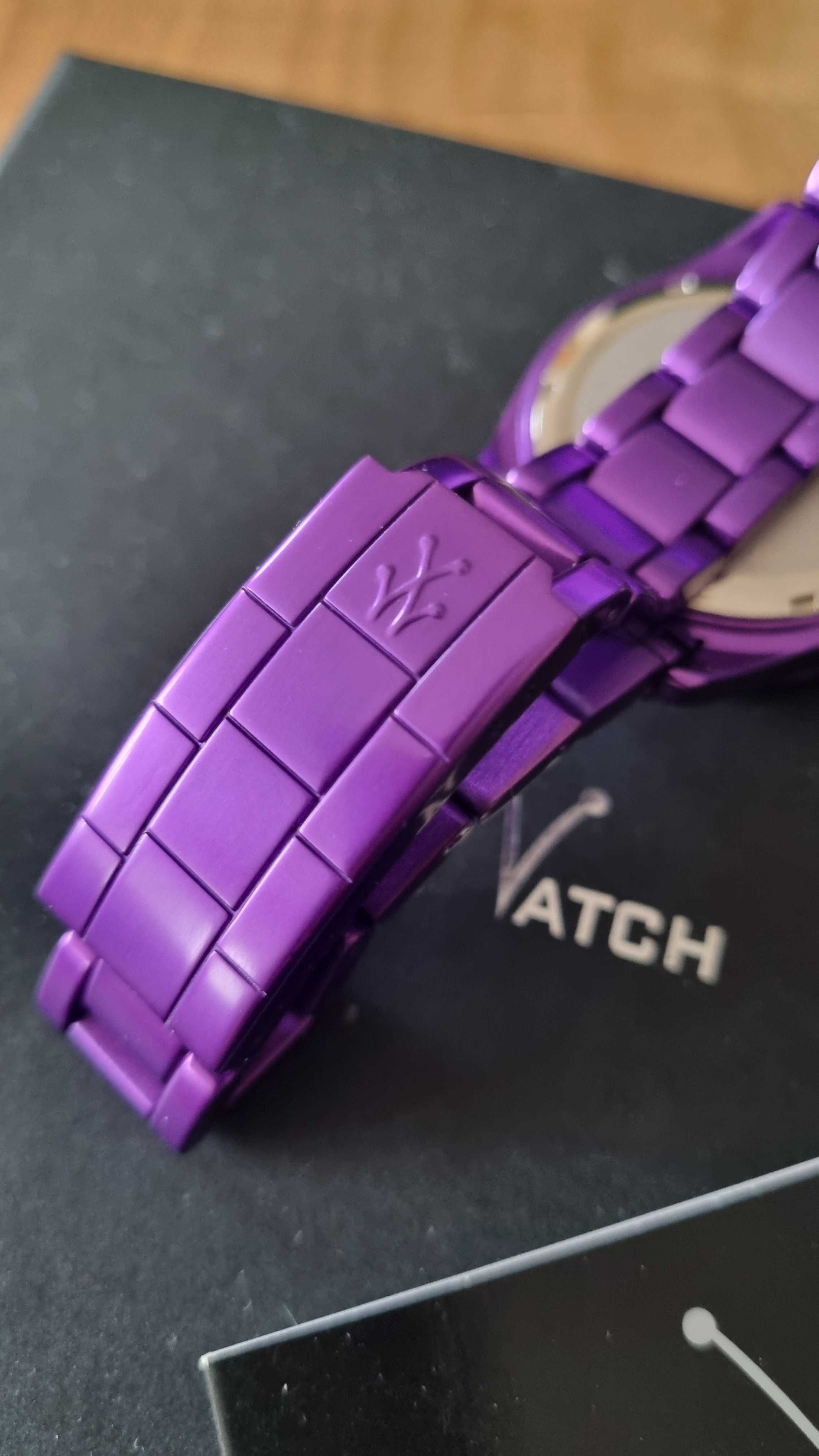 Zegarek ToyWatch fioletowy nowy