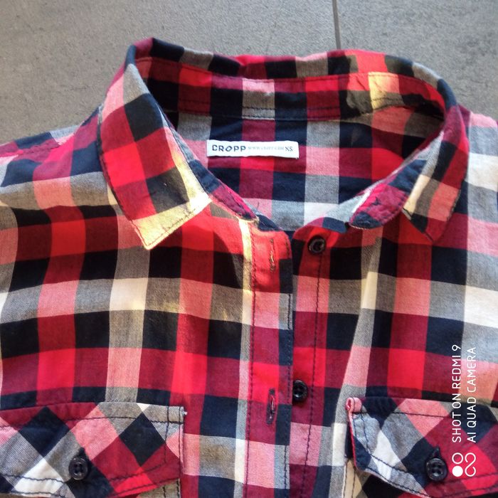 Koszula w kratę damska Cropp, rozmiar XS