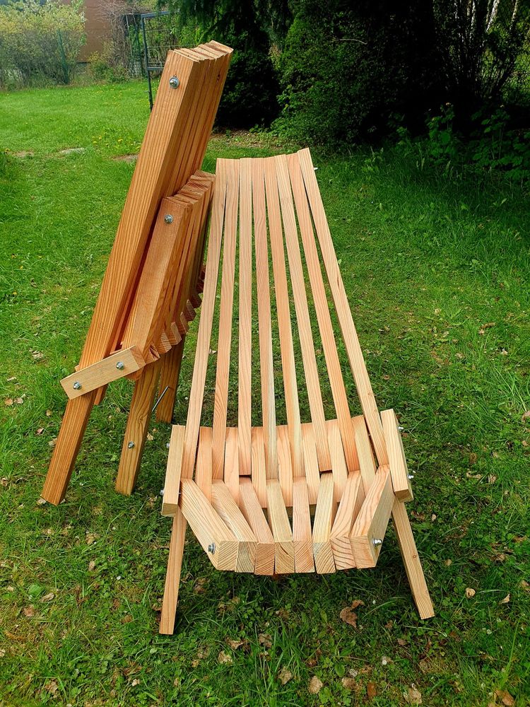 Krzesło leżak ogrodowy skladany