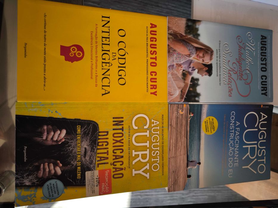 4 livros de Augusto Cury