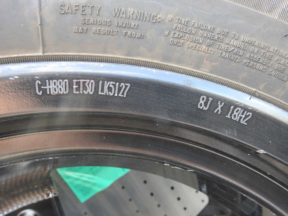 4x18'' 5x127  ET 30  ALUFELGI TEAM DYNAMIC  piasta 71,6mm