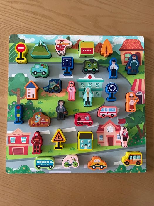 Игрушки сортер деревянный  пазлы деревянные фигурки сенсорные мячики