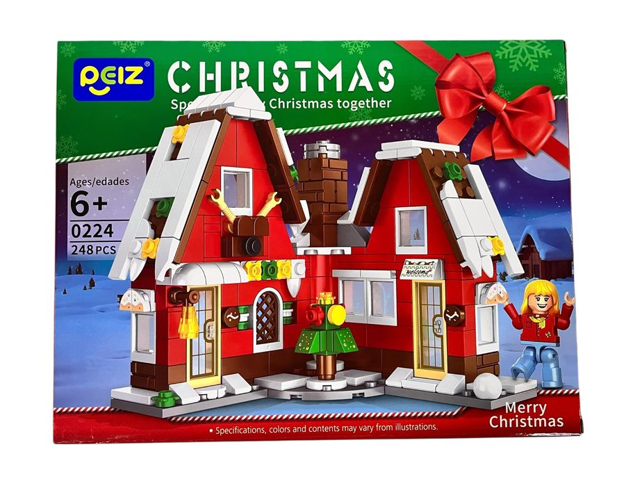 Klocki domek swiateczny Boze Narodzenie