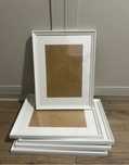 5 sztuk ramek knoppang ikea białe 30x40 ramki