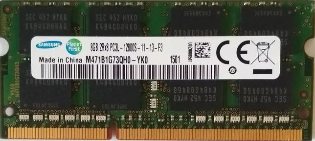 8Gb DDR3L Samsung SoDimm оперативка