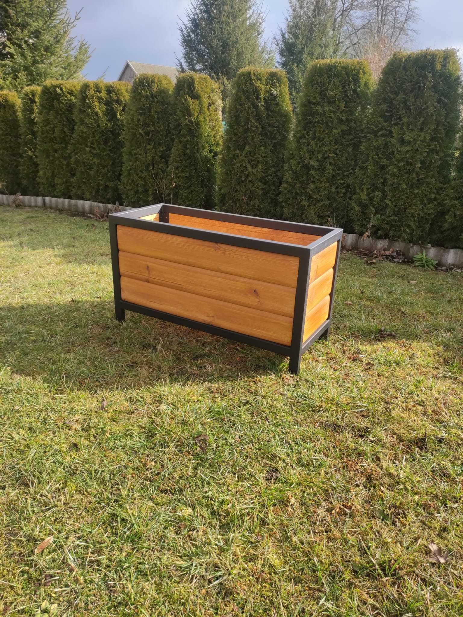 Donica ogrodowa LOFT BLACKWOOD