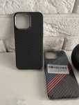 Чехол карбон iphone 15 pro Max с MagSafe