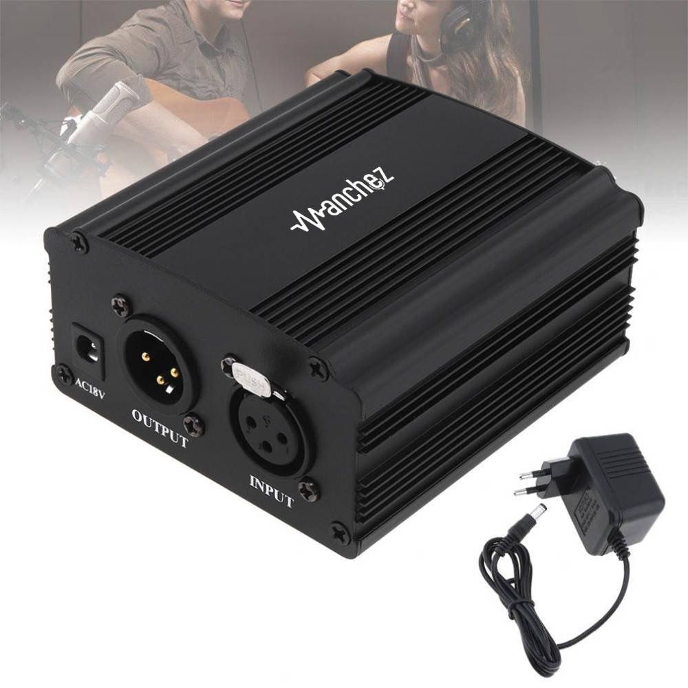 микрофон BM800+фантомное питание 48в