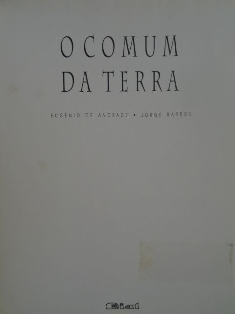 O Comum da Terra de Eugénio de Andrade