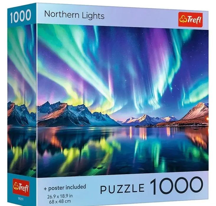 Puzzle 1000 USA Collection: Northern Lights TREFL. Trefl. Nowy Produkt