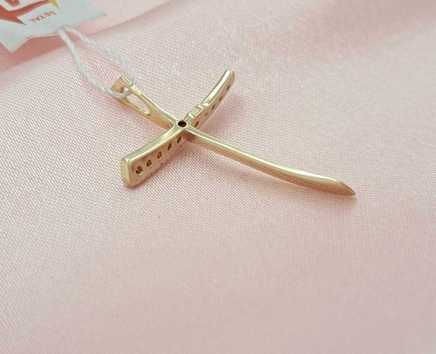 WYPRZEDAŻ !-30% Krzyżyk Złoty pr.585 Z-76