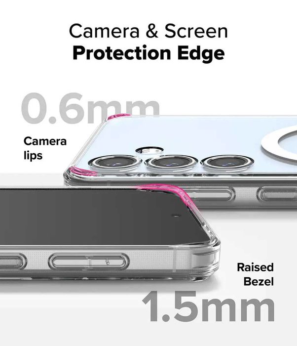 Чехол Ringke Fusion Magnetic для Samsung Galaxy S24 FE Clear
