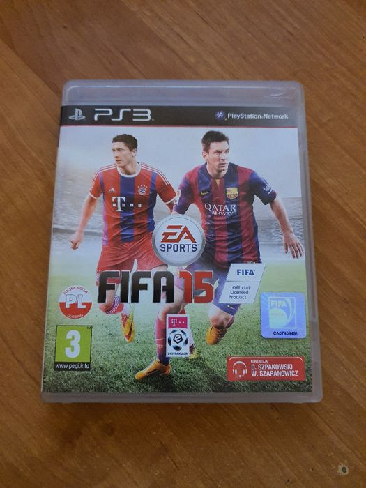 Gra FIFA 15 PS3 pl pudełko