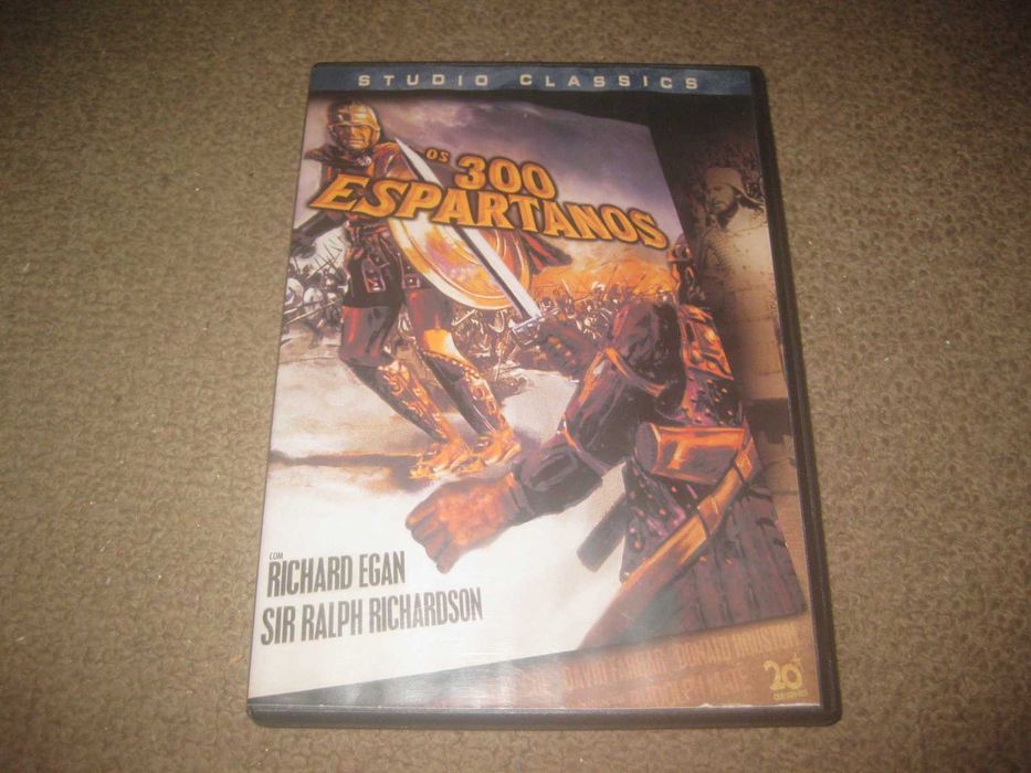 DVD "Os 300 Espartanos" com Richard Egan/Raro!
