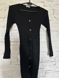 Sukienka mini czarna S XS