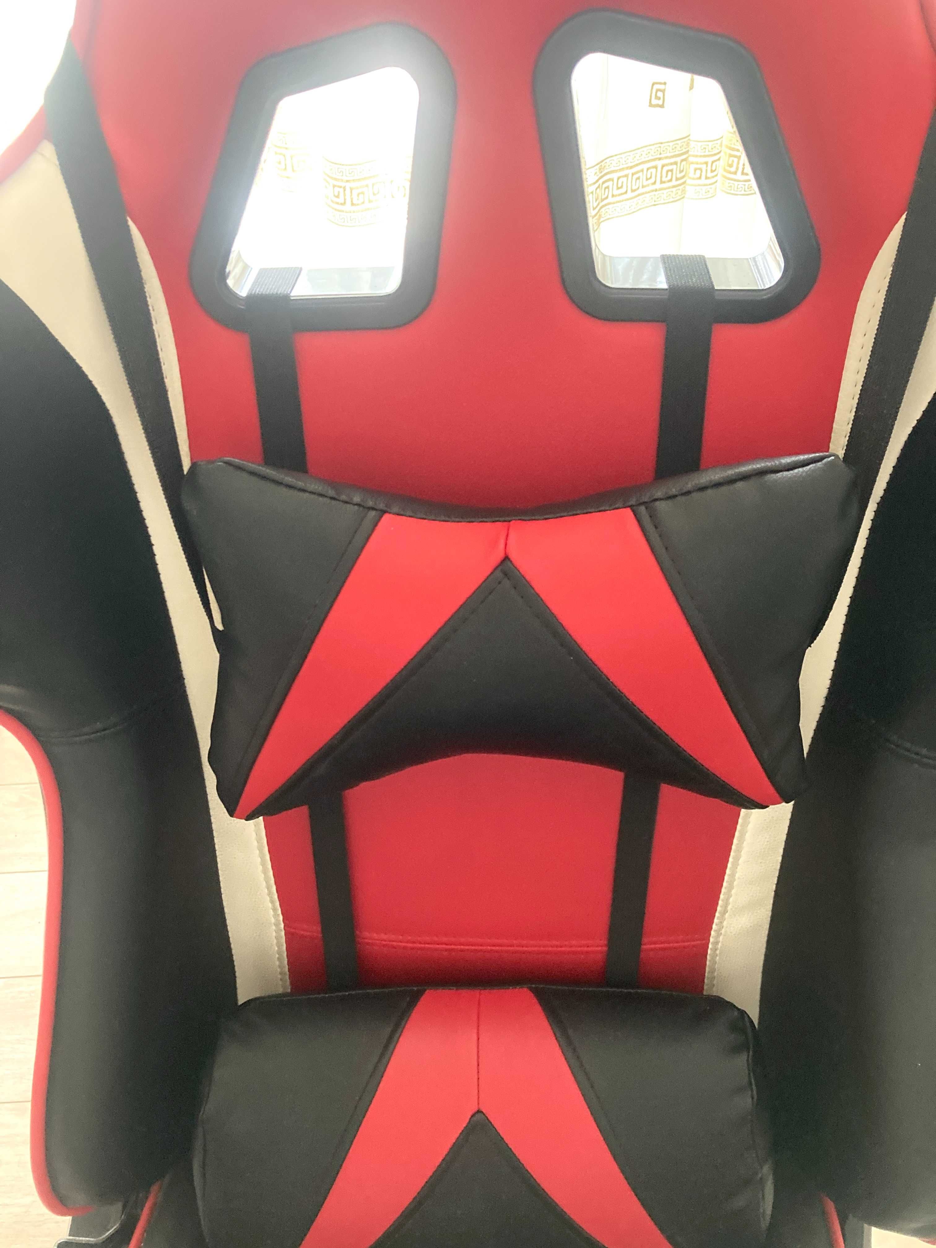 Кресло руководителя офисное геймерское EXTREMERACE BLACK/RED