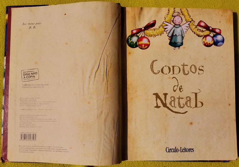 Livro Infantil Conto de Natal Bianca Belardinelli Círculo de Leitores