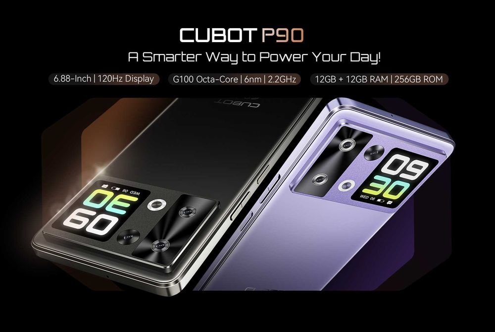 ••• Cubot P90 • 12/256 GB • Global • Black