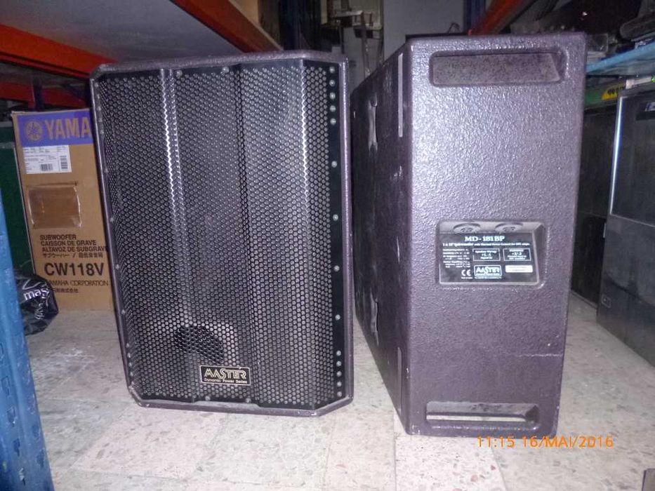 Sistema de Som Master Audio  -   2 Subs  + 2 Tops