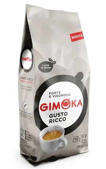 Кава Gimoka Gusto Ricco Bianco в зернах 1 кг