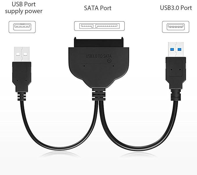 cablecc usb 3.0 do 12 + 6pin ssd hdd do sata x