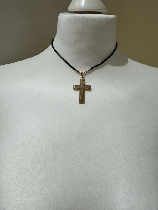 Золотий хрестик-підвіска