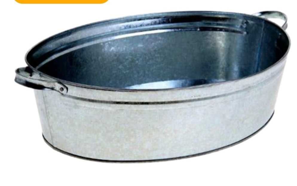 Таз ванна миска балія оцинкована 120 л б/у