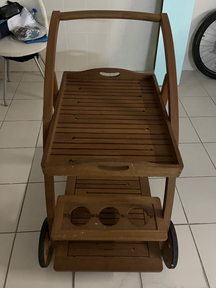 Carrinho apoio teka
