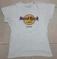 T-shirt Branca Hard Rock Café Lisboa